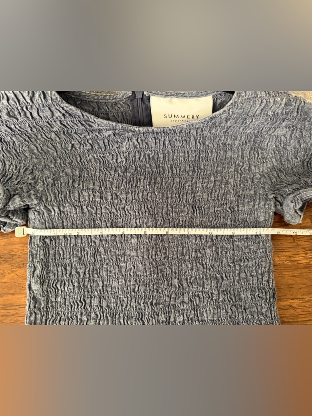 Summery Copenhagen Celine Top in Blue Size Small *Stock Photo for reference* - Picture 8 of 9